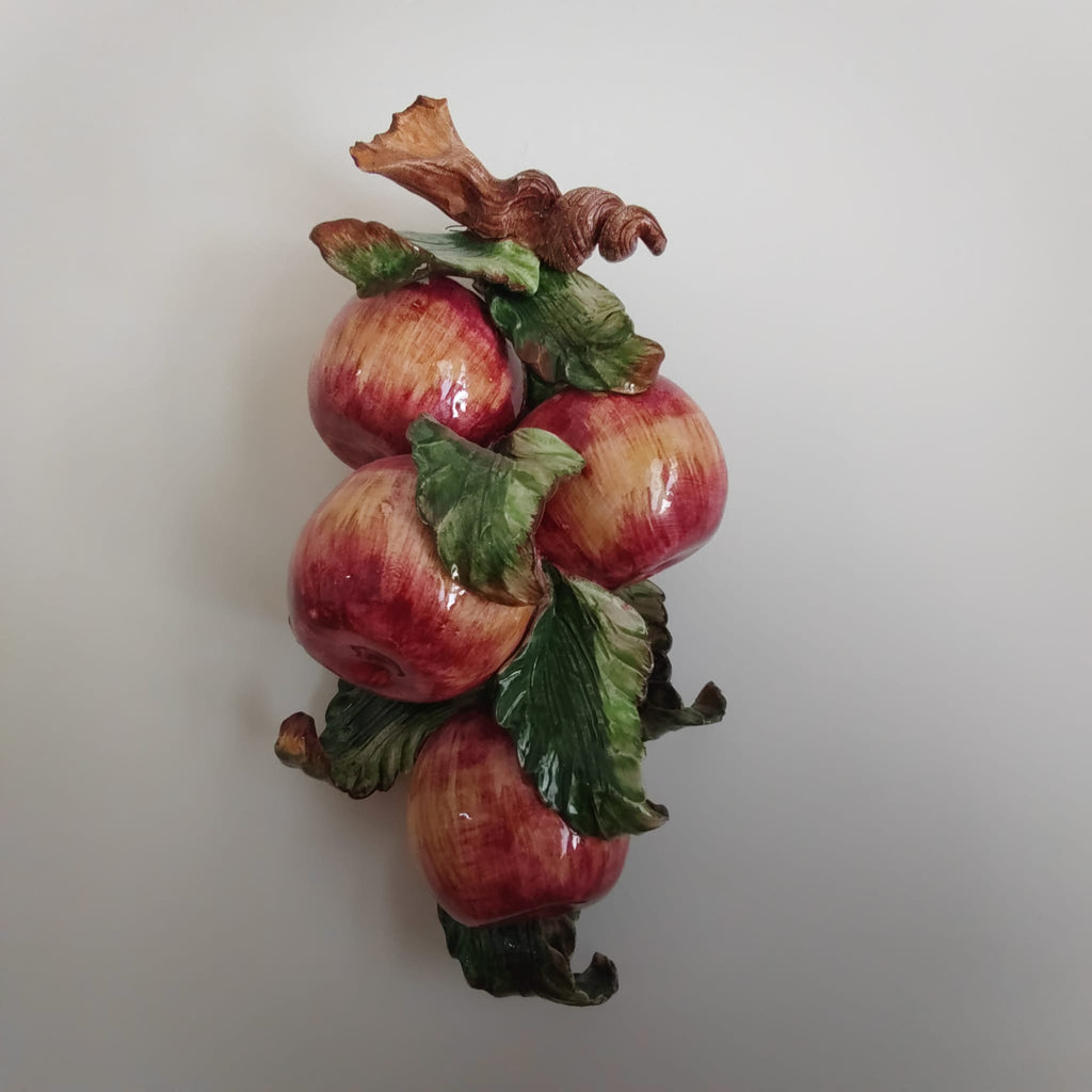 Applique in ceramica con frutta 4 pezzi
