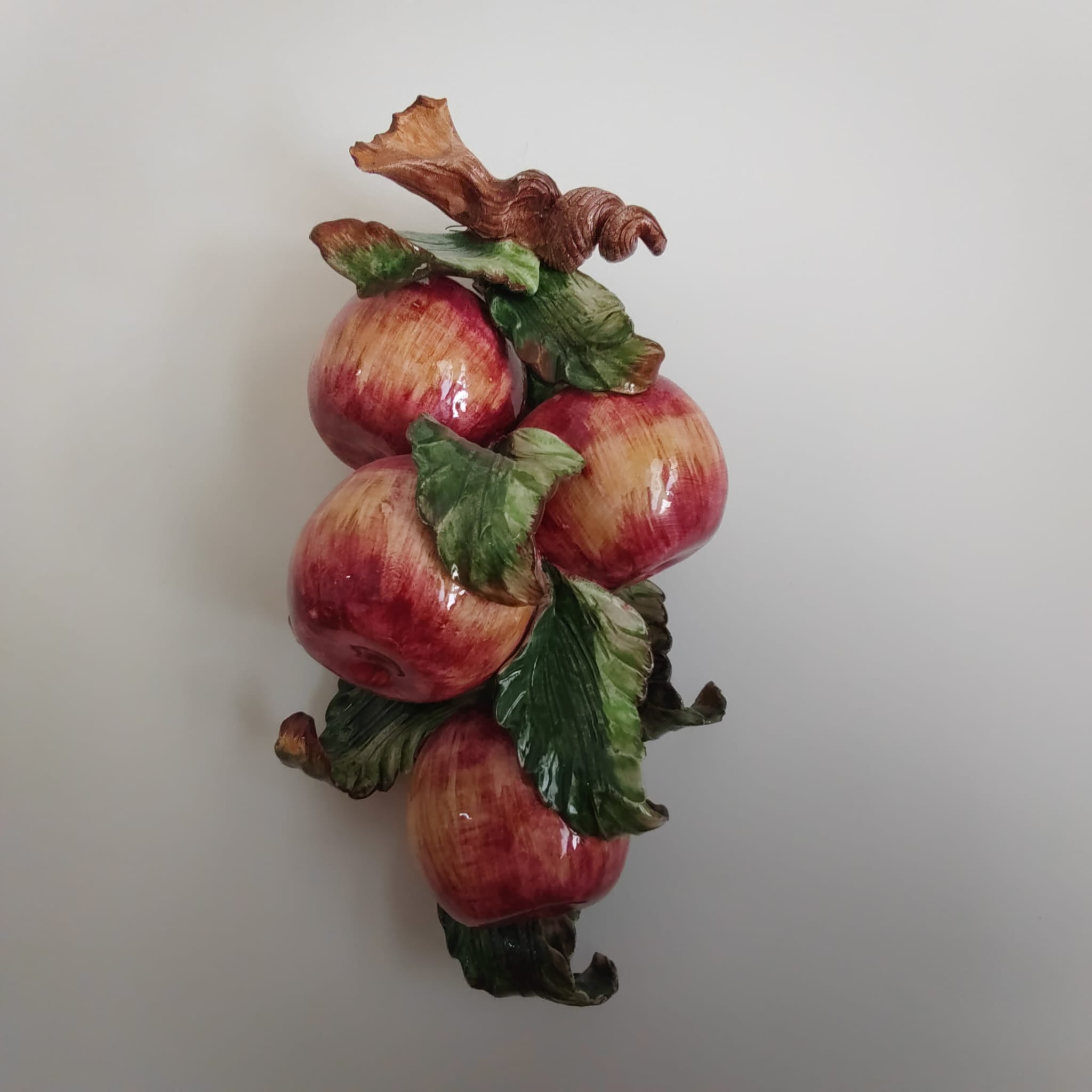 Applique in ceramica con frutta 4 pezzi