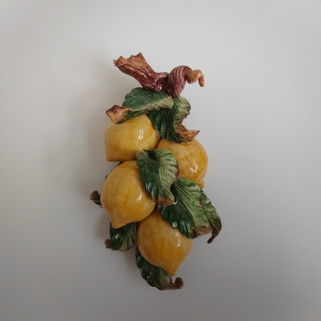 Applique in ceramica con frutta 4 pezzi
