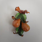Applique in ceramica con frutta 2 pezzi