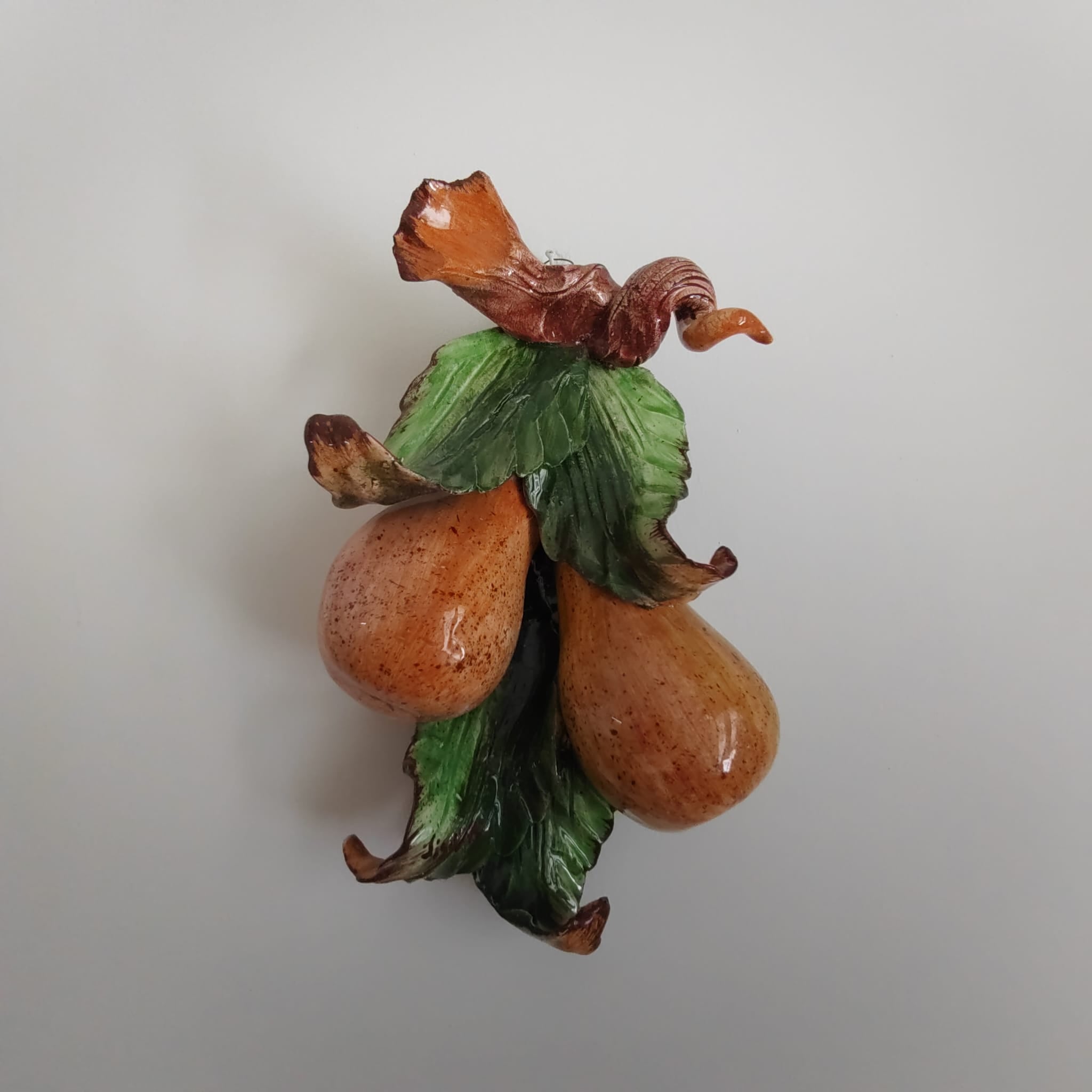 Applique in ceramica con frutta 2 pezzi