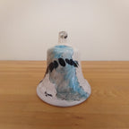 Campana di Pasqua in ceramica moderna decorata a mano