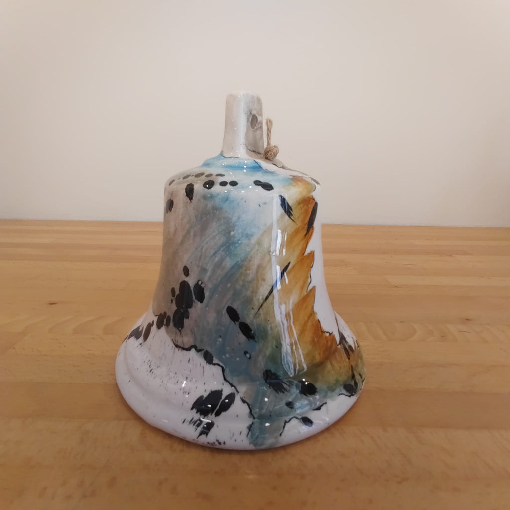 Campana di Pasqua in ceramica moderna decorata a mano