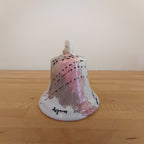 Campana di Pasqua in ceramica moderna decorata a mano