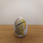 Uovo di Pasqua in ceramica moderna decorata a mano 13 cm