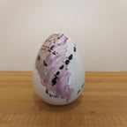 Uovo di Pasqua in ceramica moderna decorata a mano 17 cm