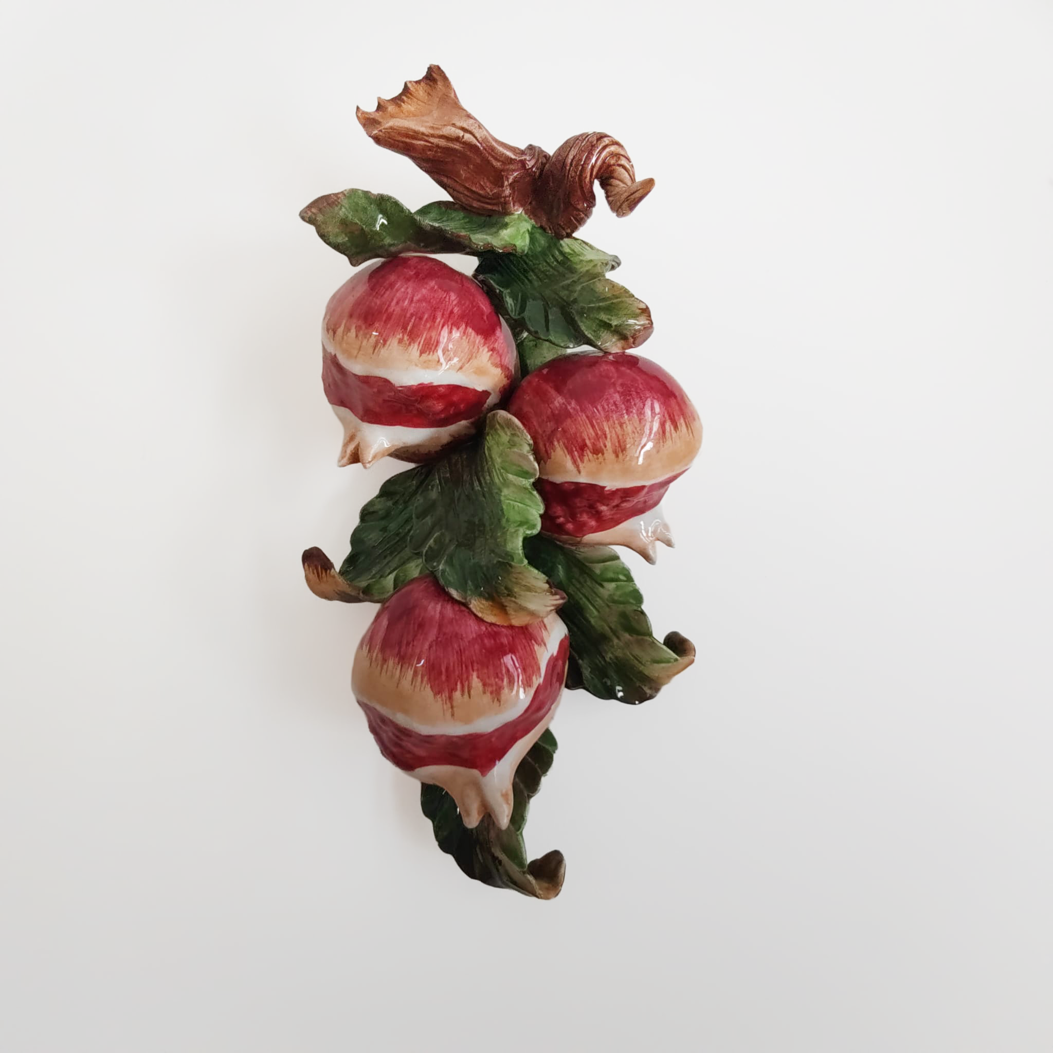 Applique in ceramica con frutta