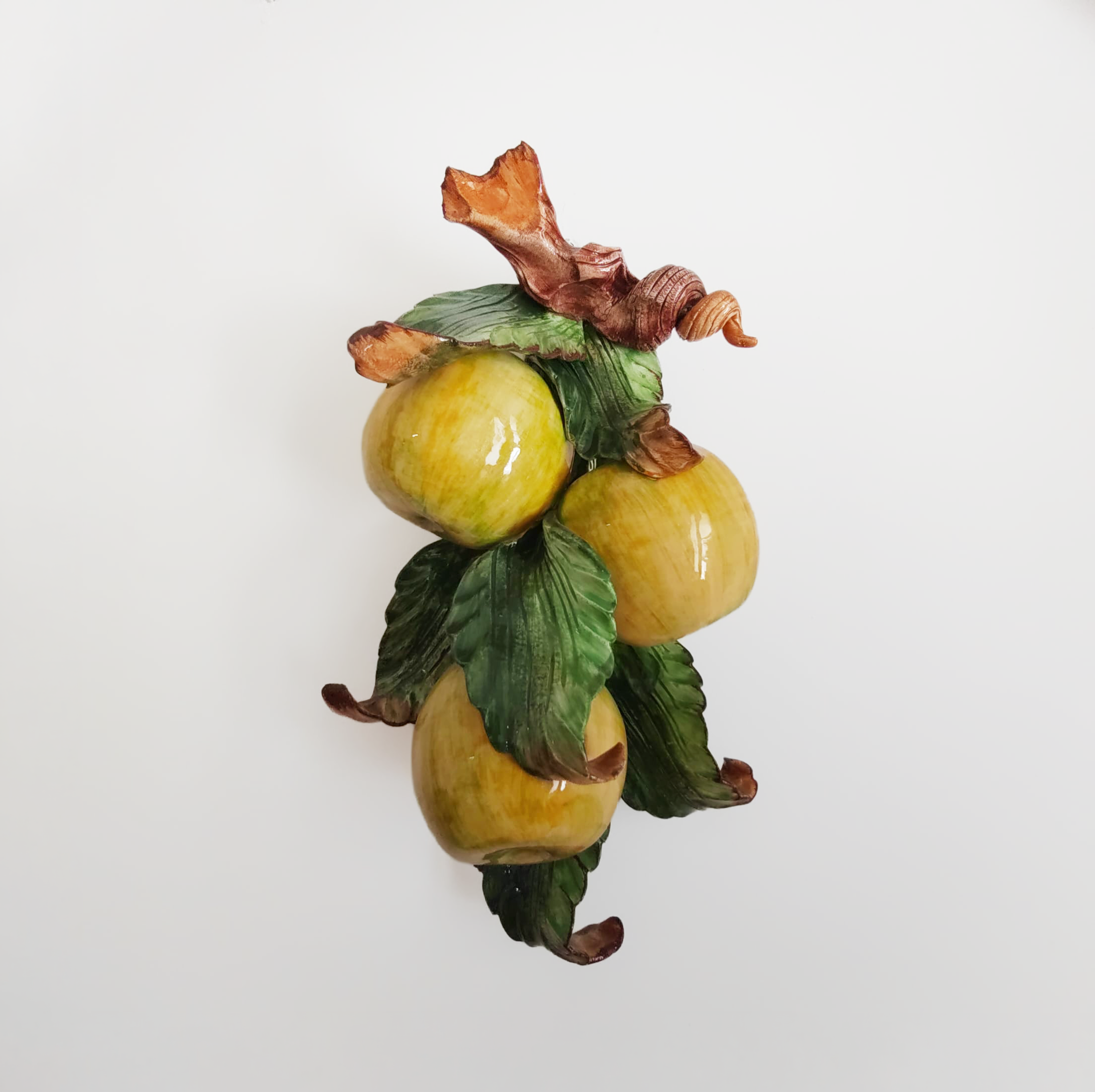 Applique in ceramica con frutta